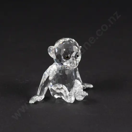 C1998 Boxed Swarovski Crystal 'African Wildlife' Chimpanzee