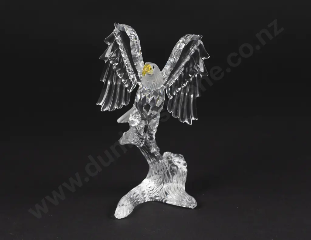 C2000 Boxed Swarovski Crystal 'Feathered Beauties' Bald Eagle Image 1++