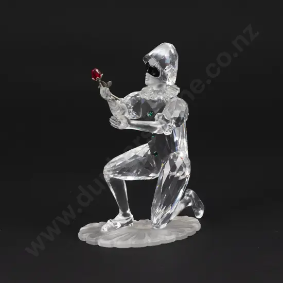 C2001 Boxed Swarovski Crystal 'Masquerade' Harlequin