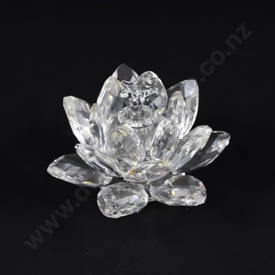 Swarovski Crystal Waterlily Candle Holder with Other