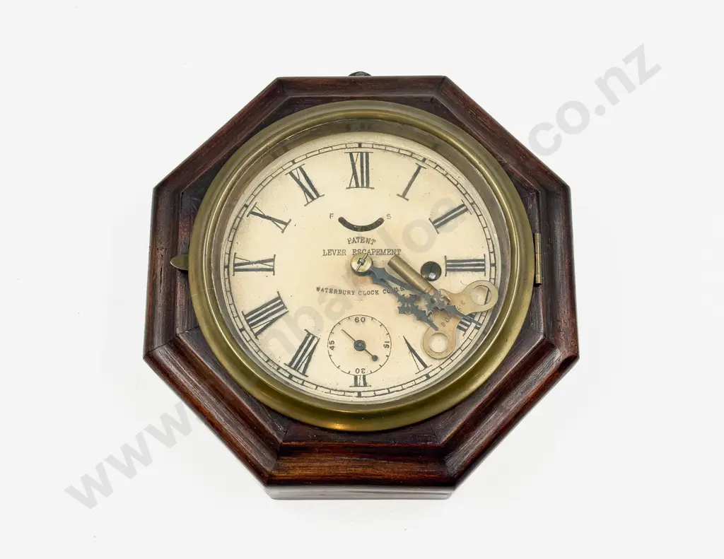 Waterbury Octagonal Wall Clock Image 1++