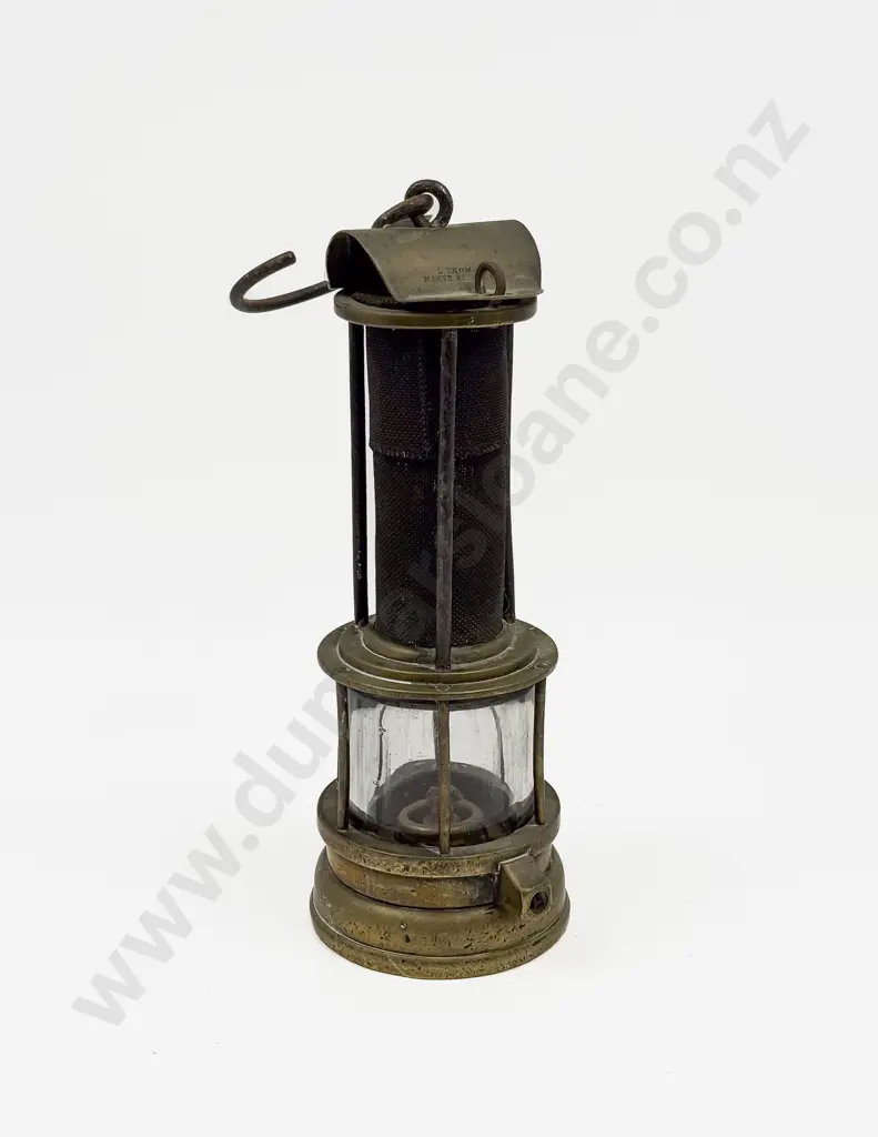Antique Brass Miners Lamp Image 1++
