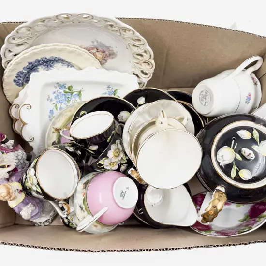 Box Qty of Assorted Fancy China etc