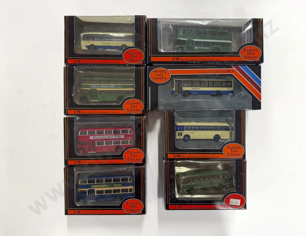 Eight Assorted "Exclusive First Editions" Boxed Diecast Vehicles Image 1++