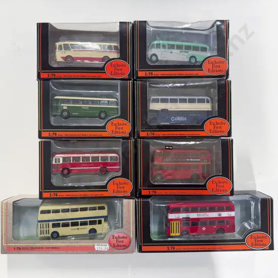 Eight Boxed "Exclusive First Editions" Diecast Vehicles