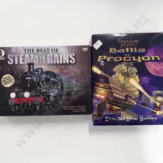The Best of Steam Trains DVD Boxed Set together with Game