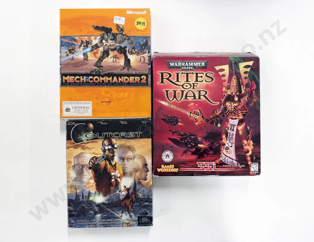 Three Assorted Computer Games Image 1++