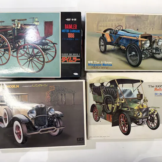 Five Assorted Kitset Models