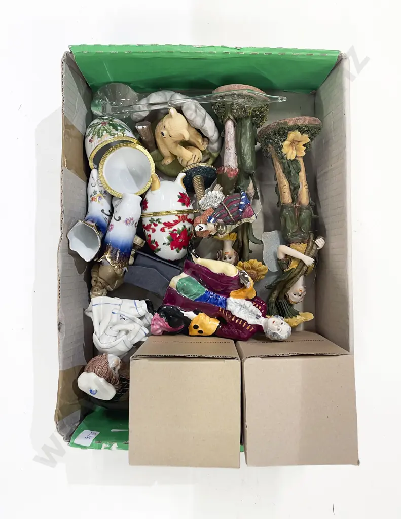 Box Qty of Assorted Figures & Ornaments etc Image 1++