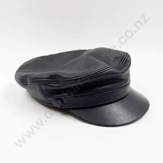 NZ Made Leather Cap