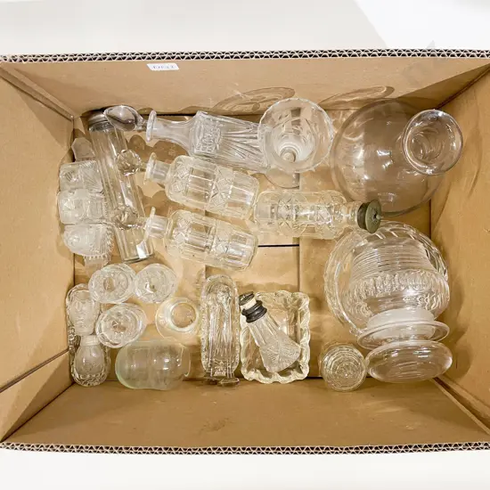 Box Qty of Assorted Crystal & Glassware