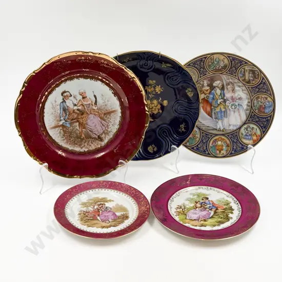 Qty of Mostly Limoges Fancy China Plates