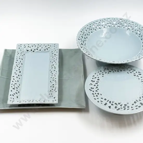 Qty of Assorted Modern Decorative Serving Ware