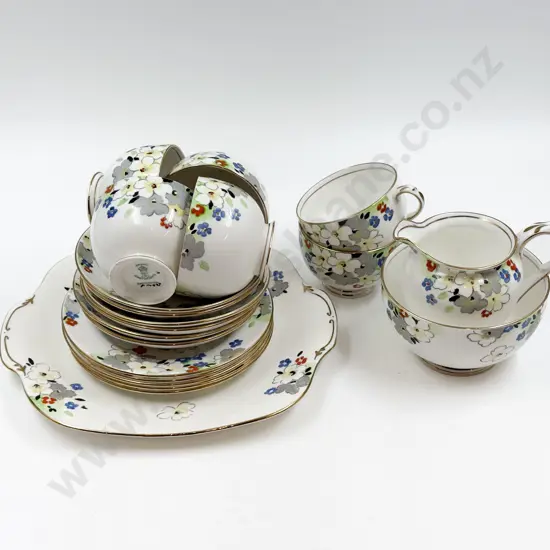 Crown Staffordshire Part Teaset