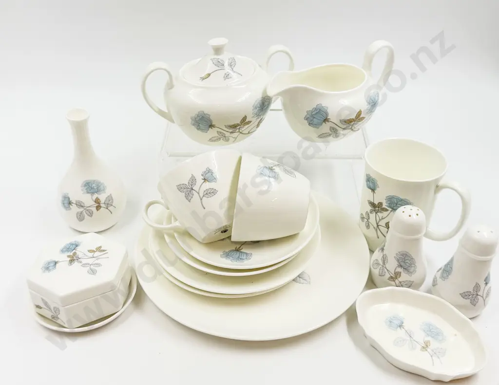 Qty of Wedgwood "Ice Rose" Pattern China Image 1++