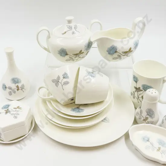 Qty of Wedgwood "Ice Rose" Pattern China