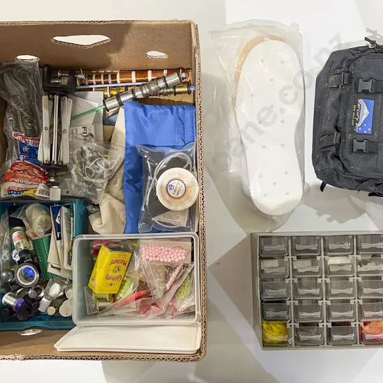 Two Boxes of Assorted Fishing Wire String etc