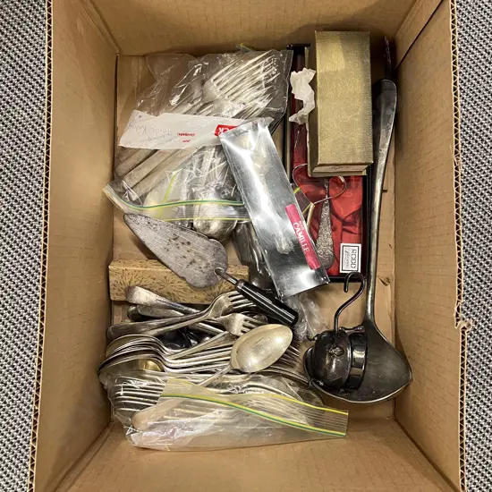 Qty of Assorted Boxed & Loose Cutlery