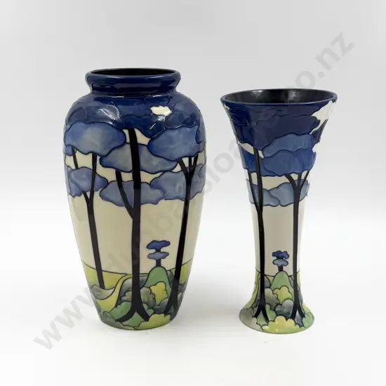 Two Old Tupton Ware Jeanne McDougall Designed Vases