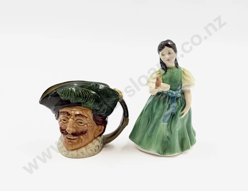 Small RD Figure "Francine" together with Small Character Jug Image 1++
