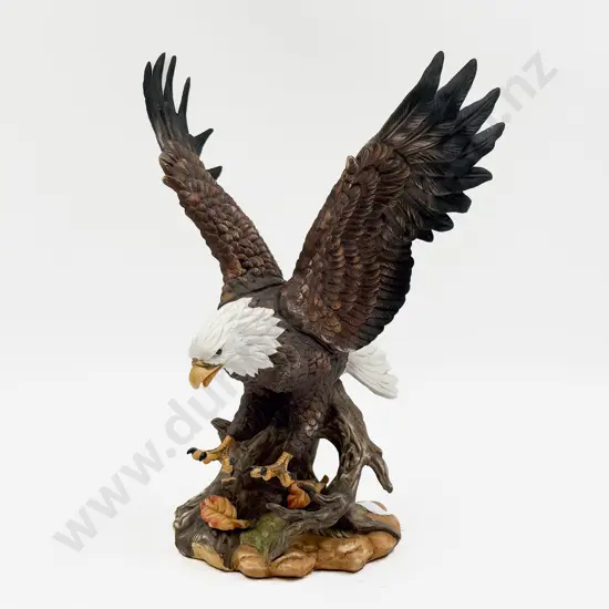 Porcelain Eagle Ornament