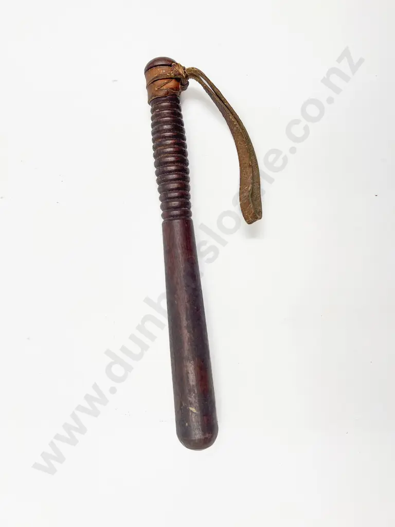 Vintage Wooden Policeman Baton Image 1++