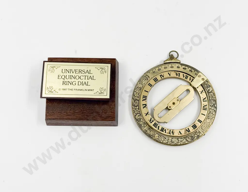 Franklin Mint Universal Equionctial Ring Dial Image 1++