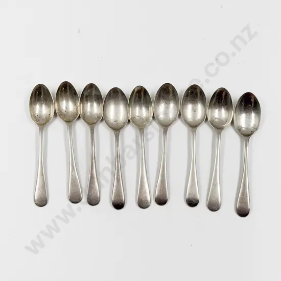 Nine S/S Teaspoons