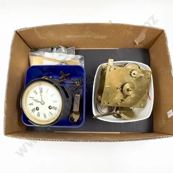 Qty of Assorted Clock Parts