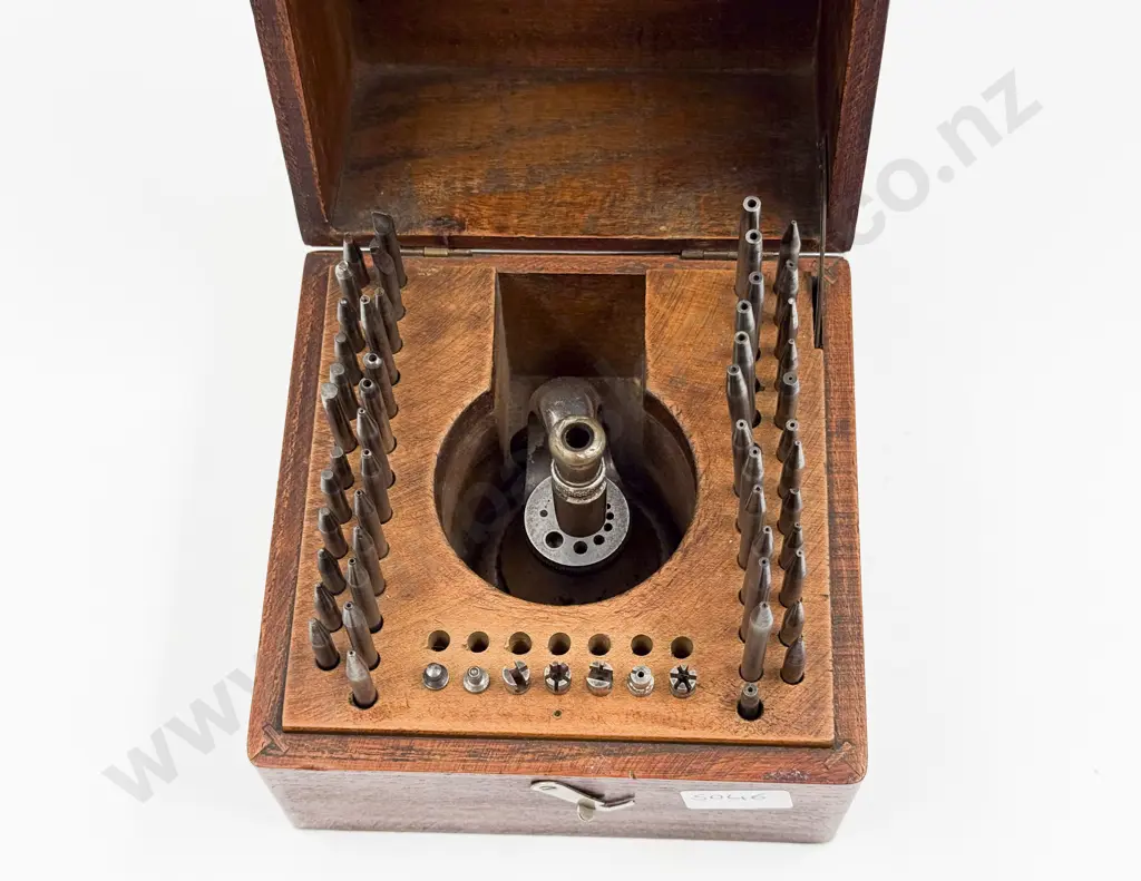Cased Set of Watchmaker Tools Image 1++