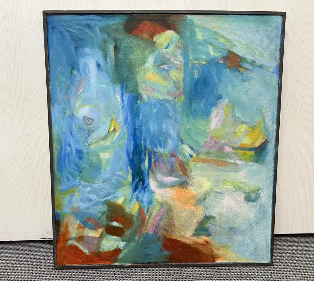 Bernard Waters - Abstract - Oil on Canvas Image 1++