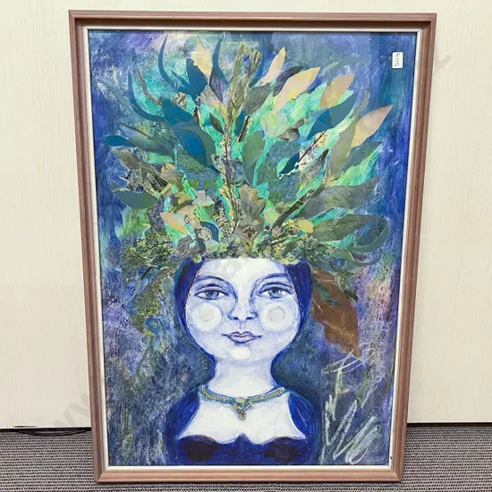 Kay W. Billings - Portrait - Mixed Media