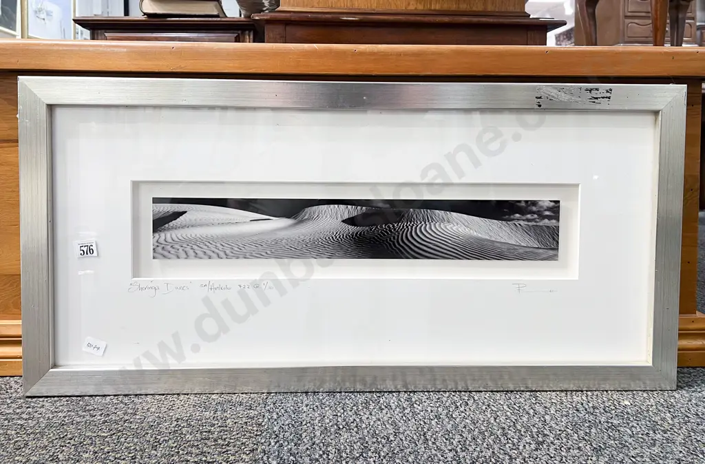 Peter Lik - "Sheringa Dunes" - Panoramic Black & White Photograph Image 1++