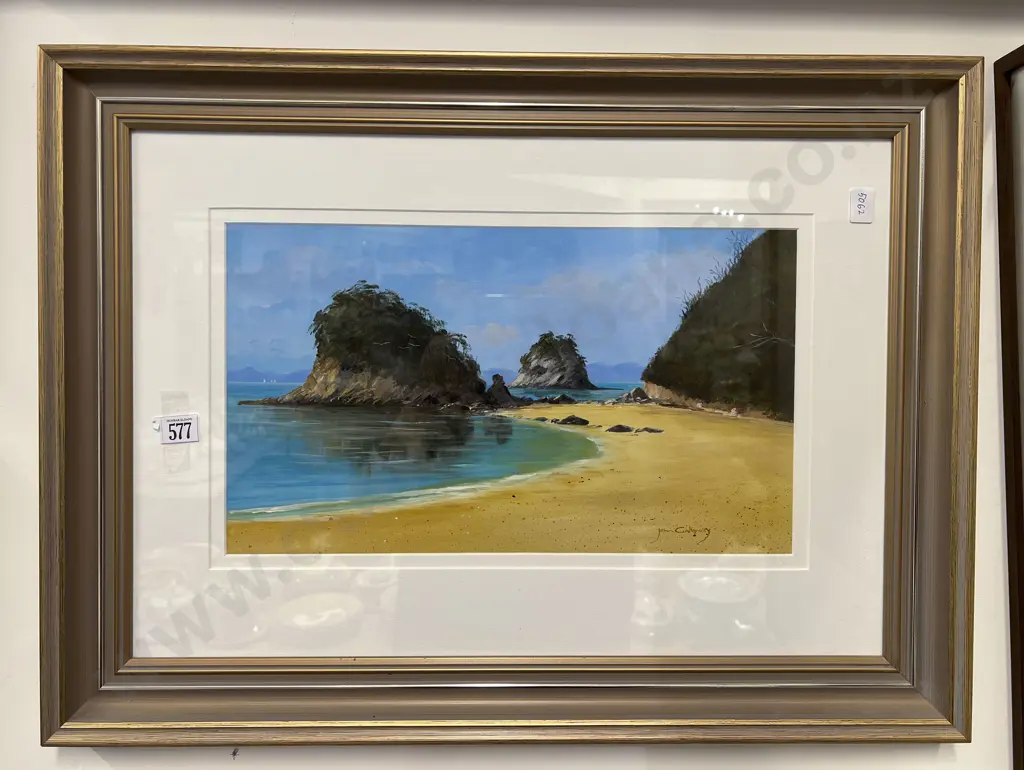 John Galenby - Coastal Study - Oil Image 1++