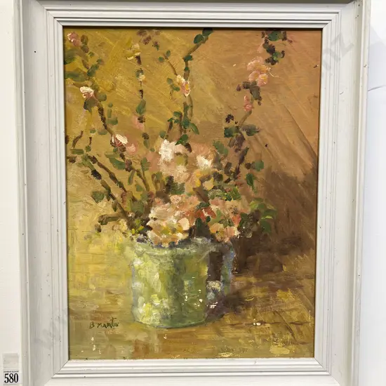 B. Martin - Floral Still Life - Oil on Board