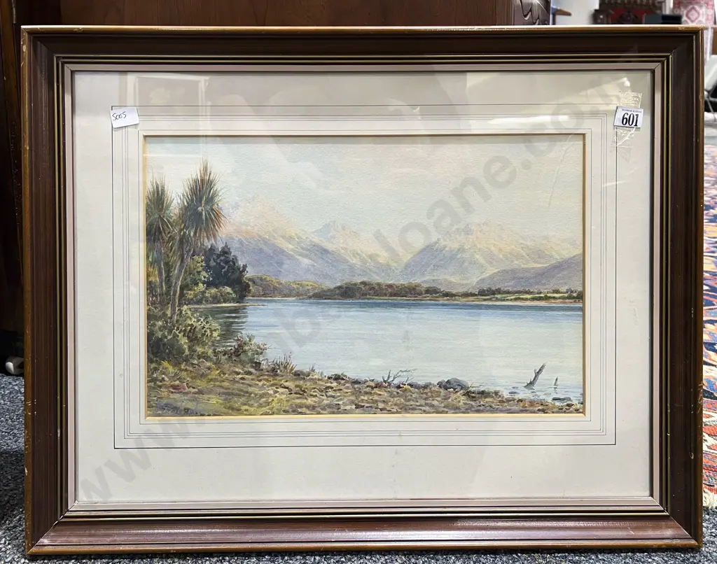 E. Malcolm - Two NZ Coastal Watercolours Image 1++