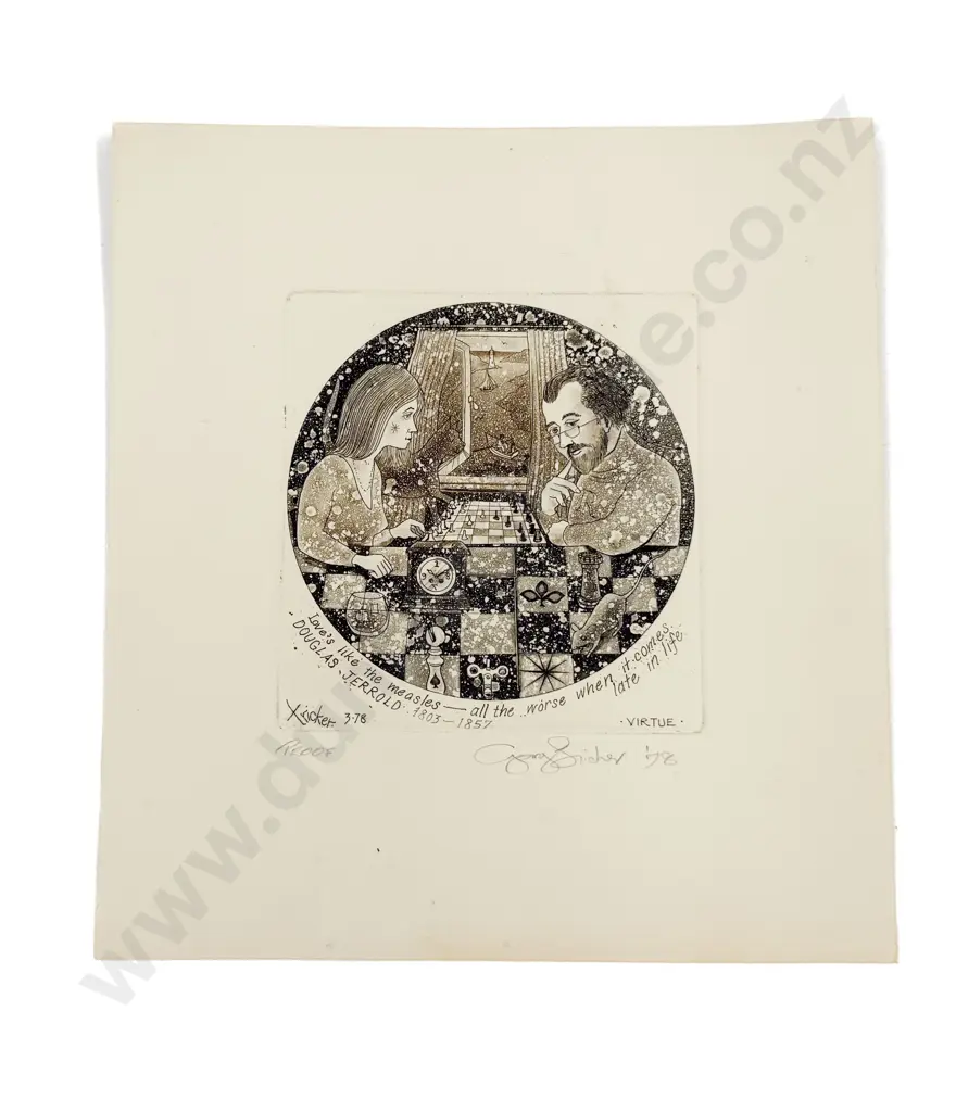 Gary Tricker - "Virtue" - Artist Proof (Unframed) Image 1++