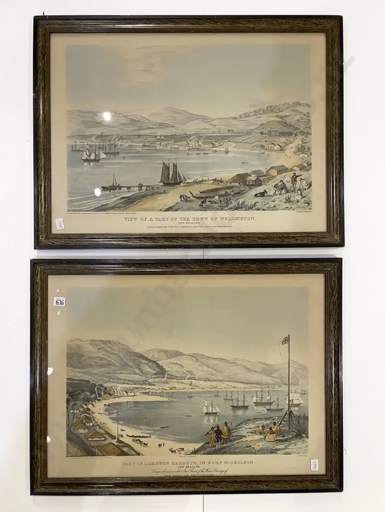 Two Framed Historical Prints Image 1++