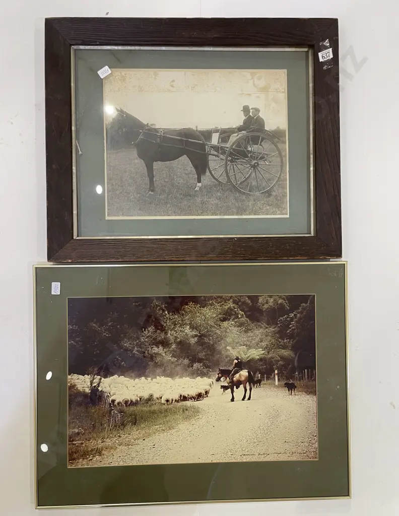 Two Framed Photographic Prints Image 1++