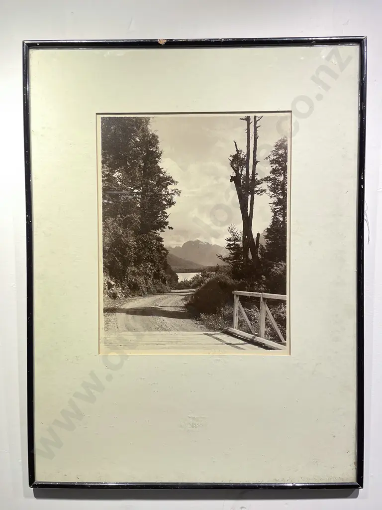 Vintage Framed Black & White Photograph together with Two Other Photographic Works Image 1++