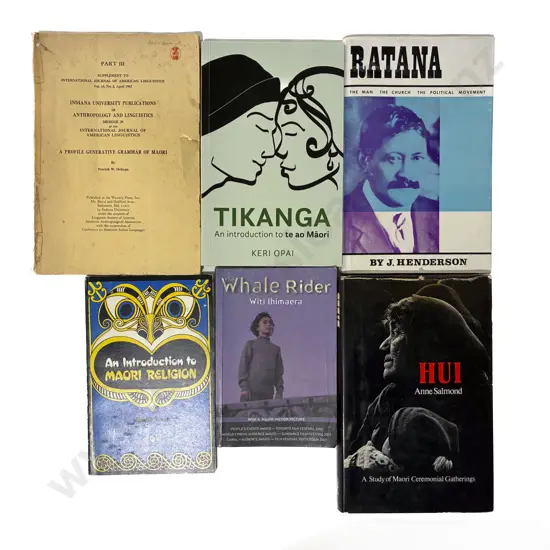 Six Assorted Maori Reference