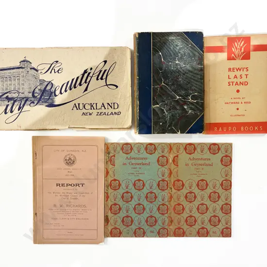 Qty of Assorted Vintage NZ Reference