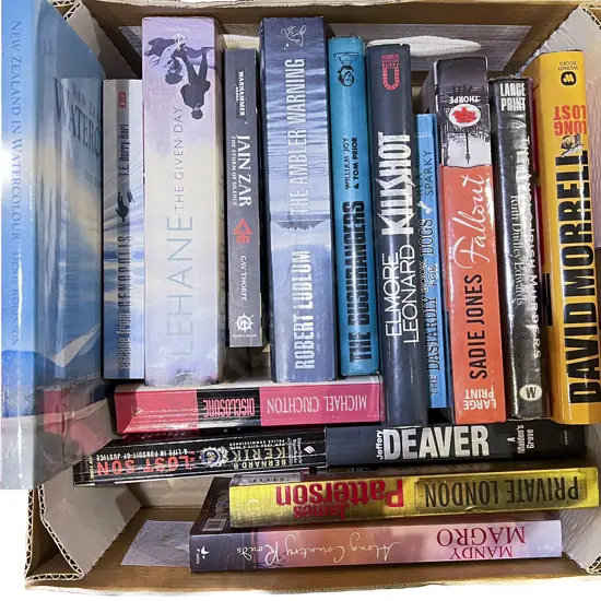 Box Quantity of Assorted Books