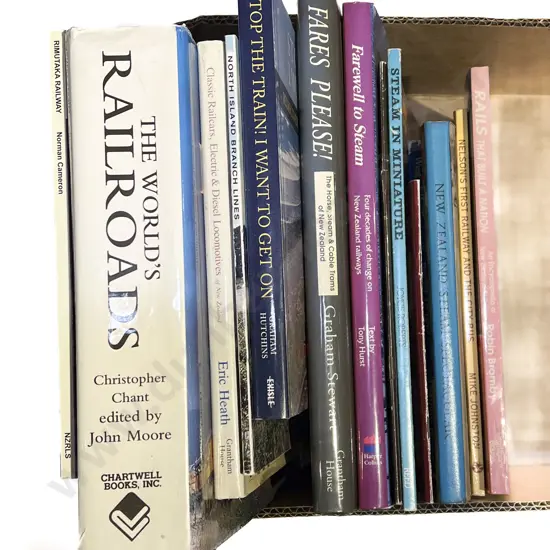 Qty of Assorted Train Reference Books