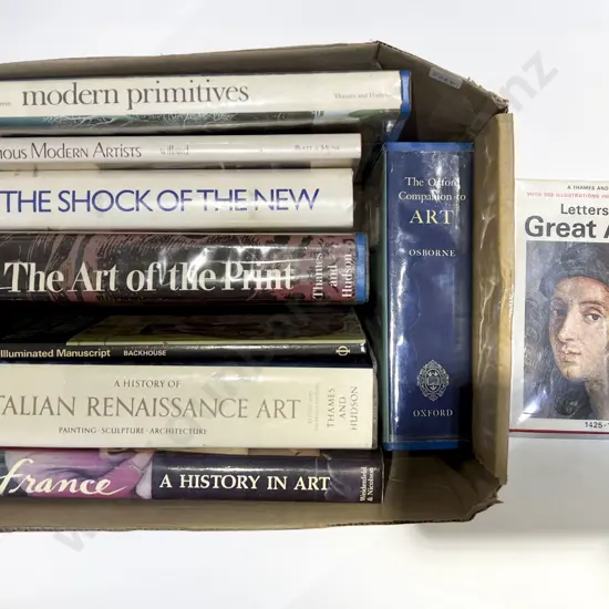 Box Qty of Assorted Art Reference