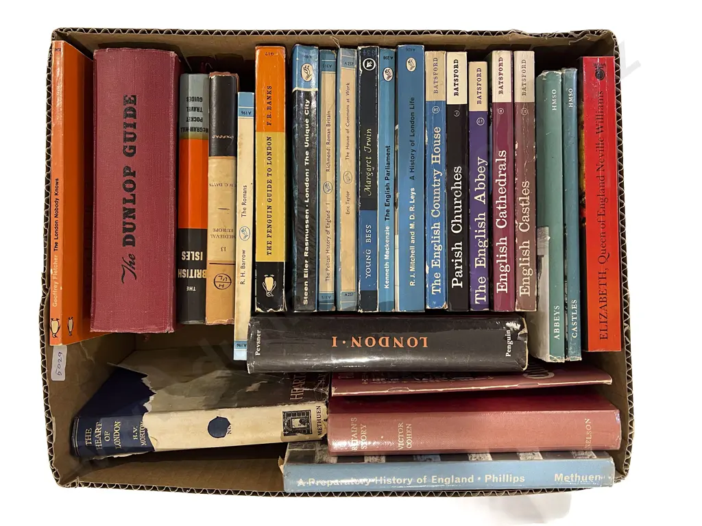 Box Qty of Assorted England Reference Volumes Image 1++