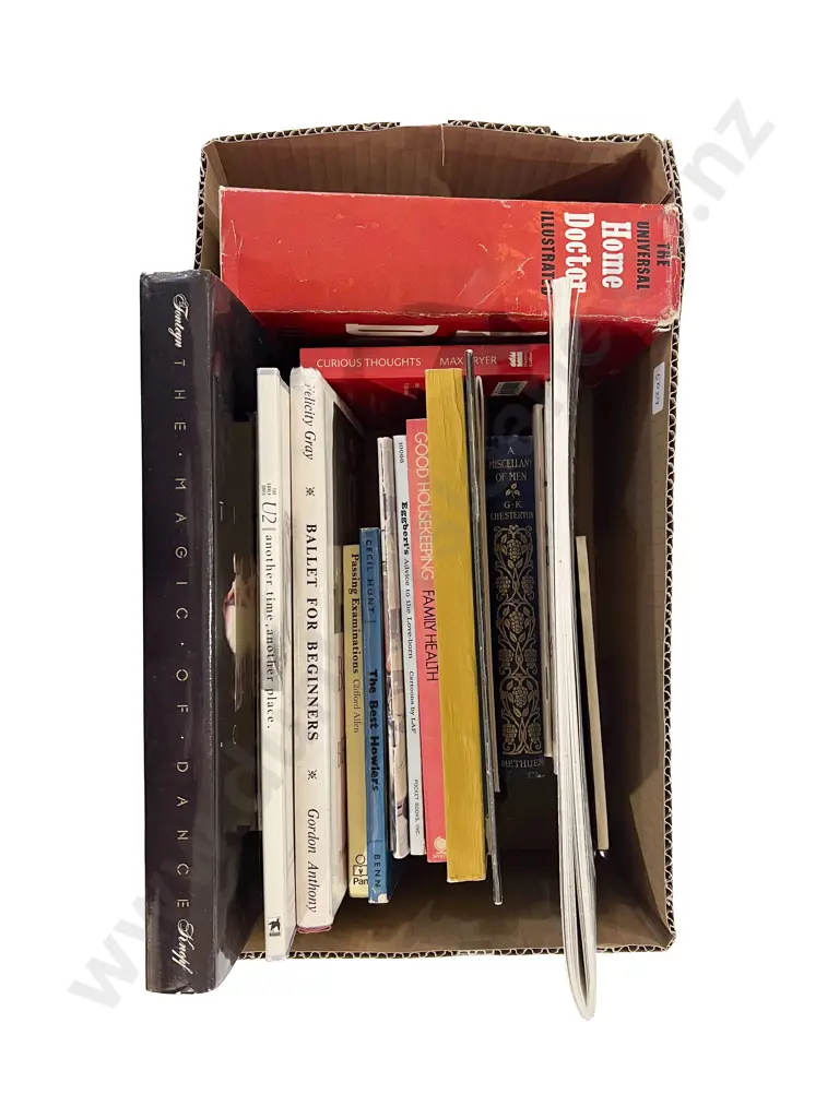 Box Qty of Assorted Books Image 1++
