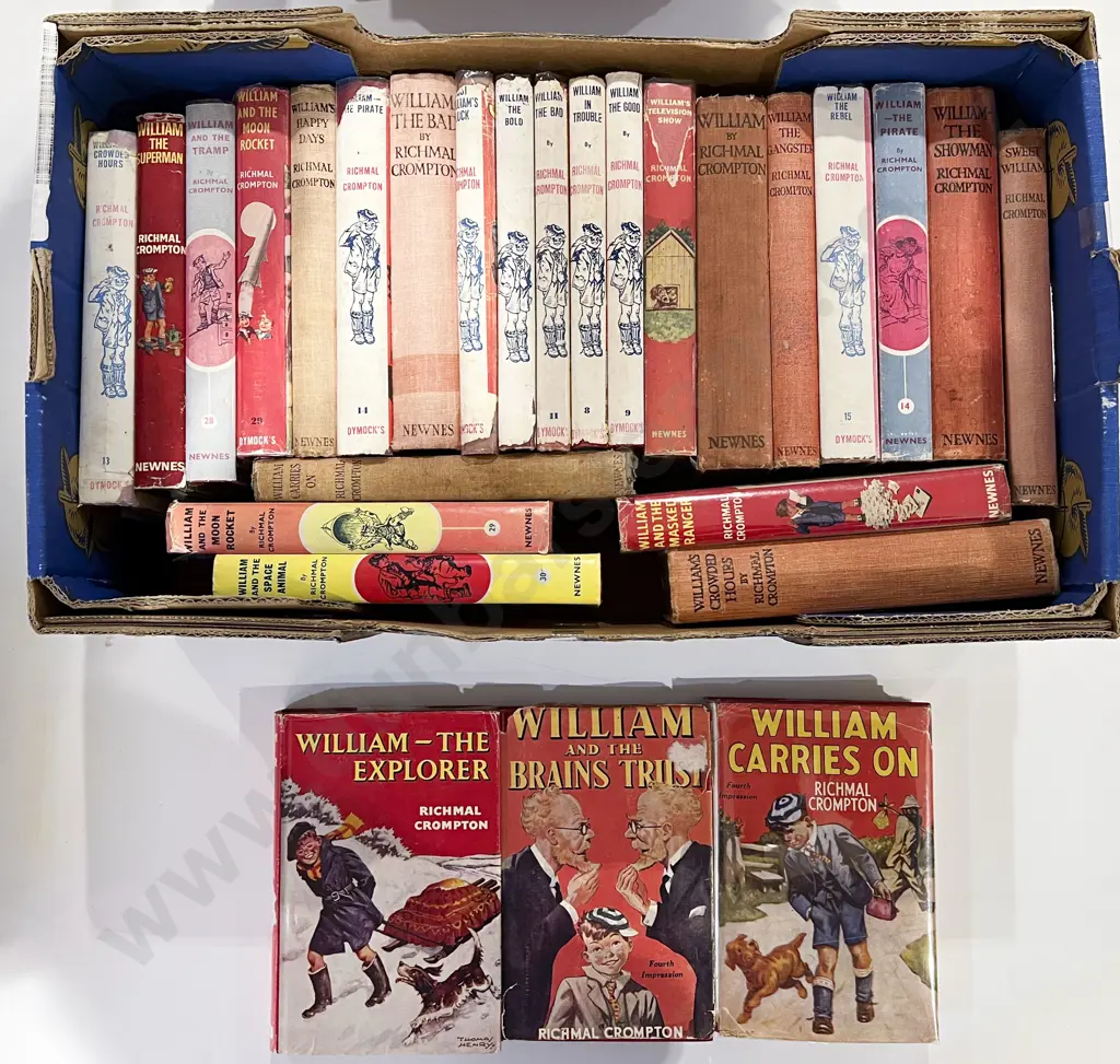 Two Boxes of Assorted Richmal Crompton "William" Books Image 1++