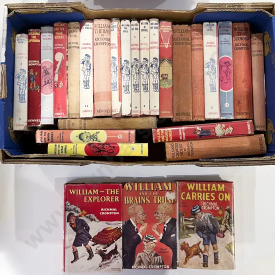 Two Boxes of Assorted Richmal Crompton "William" Books