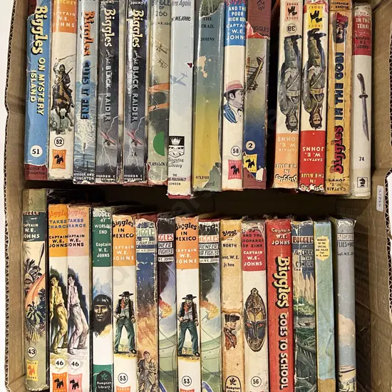 Box of Assorted Biggles Books